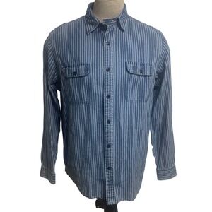 Polo Country Ralph Lauren Vintage Classic Fit Striped Shirt Men's XL